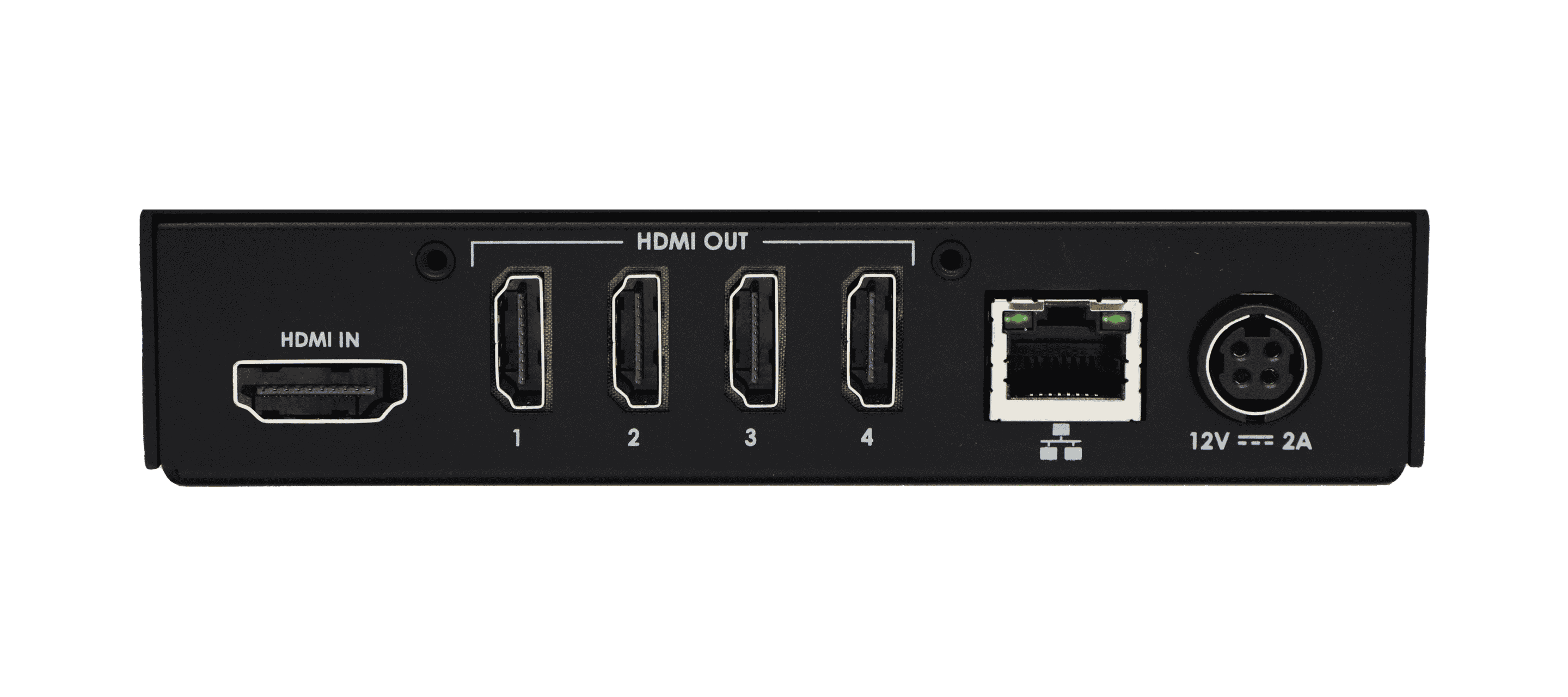 J4HDMI video wall processor rear panel with HDMI input