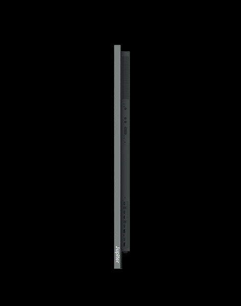 Pana X 105-inch ultrawide display side profile showing 78mm depth
