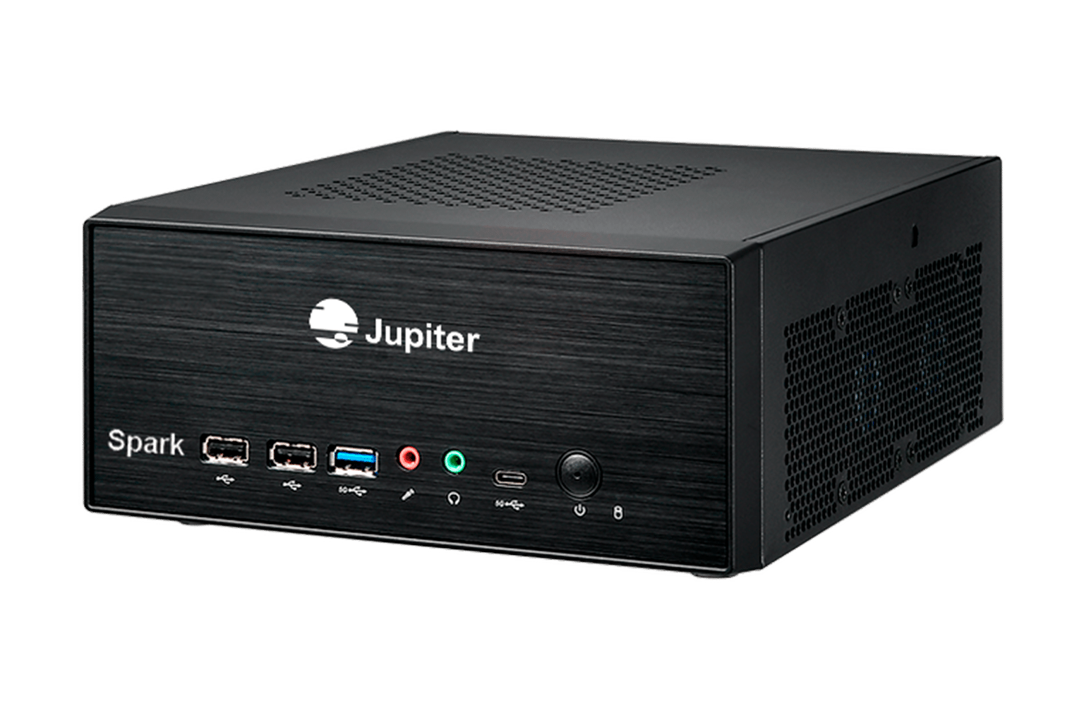 Jupiter SPARK 2.0 compact video wall controller for conference rooms, certified for Pana 5K ultrawide displays